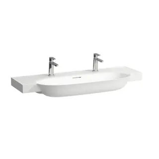 Laufen New Classic Раковина накладная 120х48хh16,5 см, с 2 отв., цвет белый 8.1385.8.000.107.1