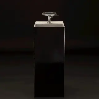 Laufen Kartell Свободност. раковина 37,5х43,5хh90 см, 1 отв., цвет черный глянц. 8.1133.1.020.111.1