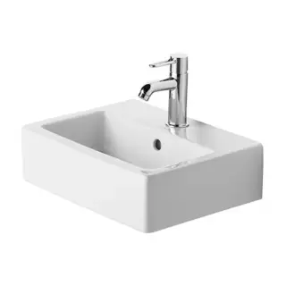 Duravit Vero Раковина для рук, шлиф., с перел., 45x35 cм, цвет белый 0704450027