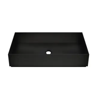 Gessi 316 Total Look Раковина 60x35 cм, для установки на столешницу, цвет: черный матовый 54606#299