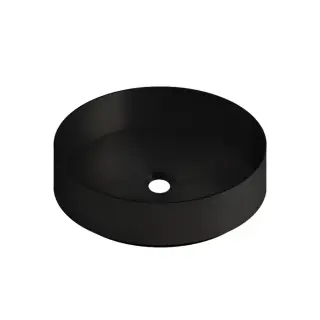 Gessi 316 Total Look Раковина 40 cм, для установки на столешницу, цвет: черный матовый 54601#299