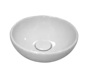 Globo Le Pietre Раковина чаша d40x14h см, без перелива, с д/к, цвет: белый глянцевый LAT41BI