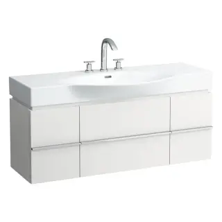 Laufen Palace Раковина консоль, 120х51хh16,5 cм, с 1 отв., цвет белый 8.1170.4.000.104.R