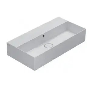 Globo T-Edge Раковина подвесная/накладная 61x37 см, с переливом и креплением, без д/к, цвет: белый IN061BI