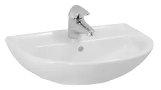 Laufen Pro Раковина подвесная 45x33, с переливом, цвет: белый 8.1595.2.000.104.1