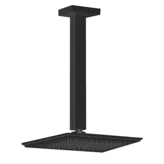 Gessi Eleganza Верхний душ 14x22 см, кронштейн потолочный под заказ, цвет: black metal PVD 46150#706