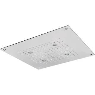 Cisal Zen Shower Встраиваемый верхний душ 40x40 см, цвет: Polished Stainless Steel ZS027130D2