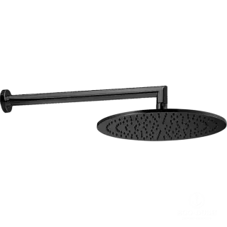 Cisal Shower Верхний душ, диаметр 30 см, с настенным держателем 40 см, цвет: Night Black DS01362040