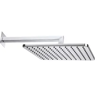 Bossini Cosmo Верхний душ 28 см, 1 вид струи, кронштейн настенный 40 см, цвет: chrome H69598H.030