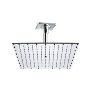 Bossini Rectangular Верхний душ 40 см, 1 вид струи, кронштейн потолочный 15 см, цвет: chrome H29604.030