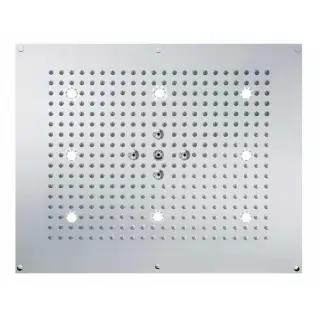 Bossini Dream Потолочный душ встраиваемый 57x47 см, 2 вида струи, LED RGB, цвет: chrome H38671.030