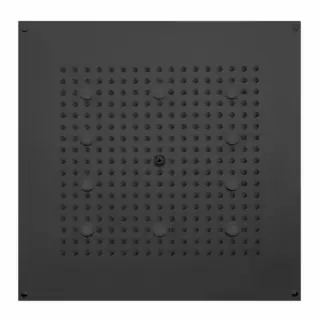 Bossini Cube Потолочный душ встраиваемый 47 см, 1 вид струи, LED, цвет: mat black H37453.073