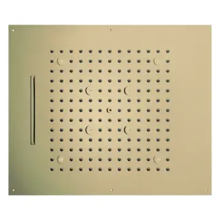 Bossini Dream Потолочный душ встраиваемый 57x47см, 3 вида струи, LED RGB, цвет:antique brass, bronze H38940.022