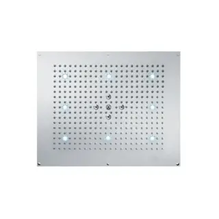 Bossini Dream Потолочный душ встраиваемый 57x47 см, 2 вида струи, LED RGB, цвет: chrome H38661.030
