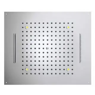 Bossini Dream Потолочный душ встраиваемый 57x47 см, 3 вида струи, LED RGB, цвет: chrome H38907.030