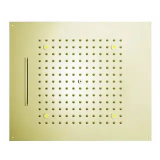 Bossini Dream Потолочный душ встраиваемый 57x47 см, 2 вида струи, LED RGB, цвет: gold H38905.021