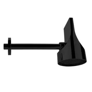 Bossini Apice Верхний душ, с настенным держателем 23,85 см, цвет: mat black HH1000.073