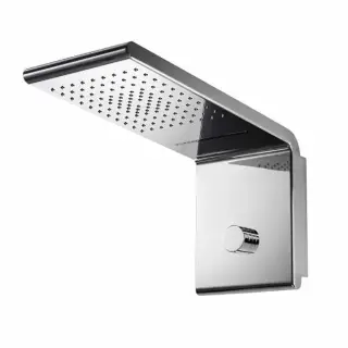 Bossini Syncro Душевая панель с термостатом - верхний душ, 3 вида струи, цвет: chrome I00591.030