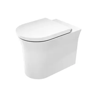 Duravit White Tulip Унитаз напольный 37х58хh42 cм, безободковый, слив в стену, цвет белый 2001092000