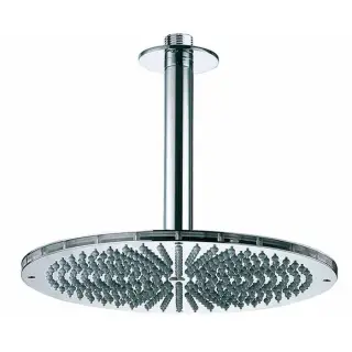 Bossini Oki Верхний душ 30 см, 1 вид струи, кронштейн потолочный 30 см, цвет: chrome H35362.030