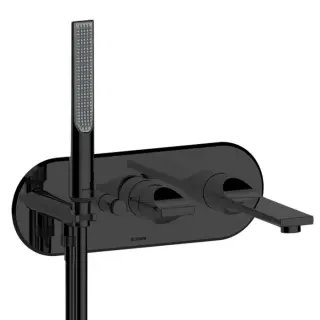 Bossini Apice Смеситель для ванны встраиваемый, однорычажный, цвет: mat black Z00555.073