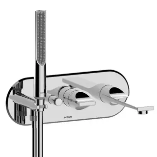 Bossini Apice Смеситель для ванны встраиваемый, однорычажный, внешняя часть, цвет: chrome Z00555.030