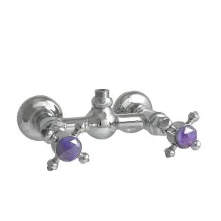 Nicolazzi Le Pietre Смеситель для душа с 2мя ручками, вывод сверху 1/2, цвет хром 2125CR09