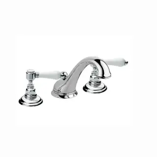 Nicolazzi Petit Mont Blanc Смеситель для раковины, на 3 отверстия, излив 13 см, цвет хром 1408CR78