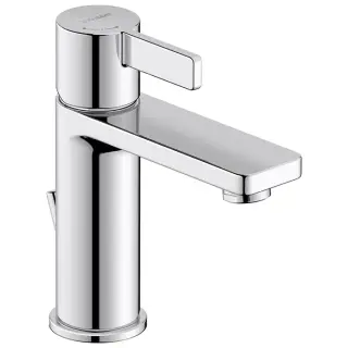 Duravit D-Neo Смеситель для раковины на 1 отв., h16,5 cм, EcoStart, цвет: хром DE1021001010