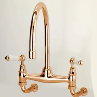 Devon&Devon Heritage Смеситель для кухни настенный, цвет светлое золото MARF615