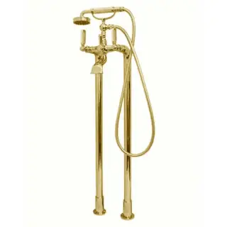 Bossini Liberty Смеситель для ванны, напольный, высота 89 см, цвет: gold L00130.021