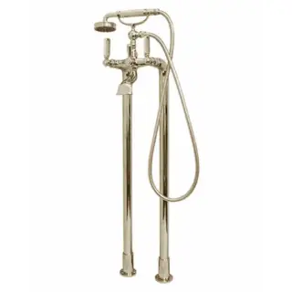 Bossini Liberty Смеситель для ванны, напольный, высота 89 см, satin nickel L00130.094