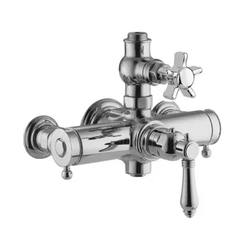 Nicolazzi Termostatico Смеситель термостатический , вывод сверху 3/4, цвет: хром 4917CR18