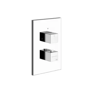 Gessi Rettangolo Термостат для душа встраиваемый, запорный вентиль, внешняя часть, цвет: chrome 20182#031