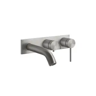 Gessi 316 Bath-Shower Смеситель для ванны встраиваемый, 2 потребителя, цвет: steel brushed 54136#239