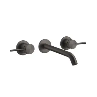 Gessi 316 Intreccio Встраиваемый смеситель для раковины, цвет: brushed black metal pvd 54194#707