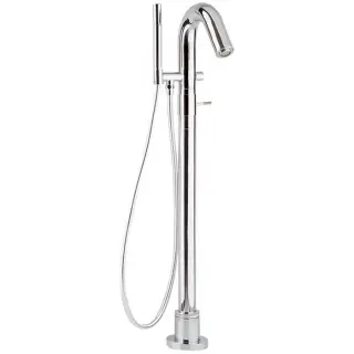 Cisal Step Смеситель напольный однорычажный для ванны с ручной лейкой, цвет: Chrome ST00420021