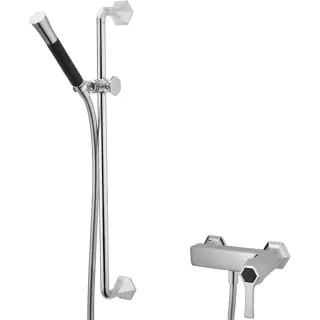 Cisal Cherie Смеситель для душа однорычажный, цвет: Chrome/Matt Black CH0004646T