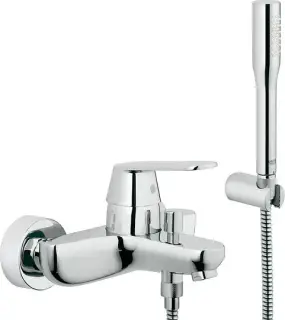 Grohe Eurosmart Cosmopolitan Смеситель для ванны, накладной, с ручным душем, цвет: хром 32832000