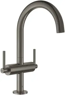 Grohe Atrio New Смеситель для раковины, выс., с д/к, выс. изл. 20,2 см, цвет: темный графит, матовый 21022AL3