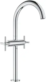 Grohe Atrio New Смеситель для раковины вентильный, высокий, с д/к, высота излива 32,4 см, цвет: хром 21044003