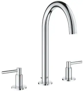 Grohe Atrio New Смеситель для раковины вентильный, высокий, с д/к, высота излива 19 см, цвет: хром 20009003