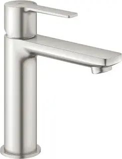 Grohe Lineare New Смеситель для раковины, с д/к, длина излива 12,8 см, цвет: суперсталь 23106DC1