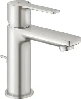 Grohe Lineare New Смеситель для раковины поворотный, с д/к, длина излива 10,7 см, цвет: суперсталь 32109DC1