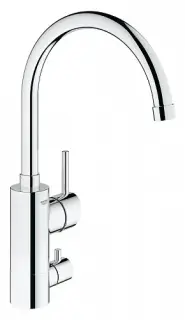 Grohe Concetto New Смеситель для кухни, с запорным вентилем, цвет: хром 32666001
