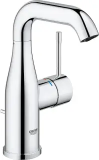Grohe Essence New Смеситель для раковины с поворотным изливом, с д/к, дл. излива 11,4 см, цвет: хром 23462001