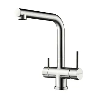 Omoikiri Takamatsu-BN Смеситель для кухни с возм. подключить фильтр, цвет: нержавеющая сталь 4994085