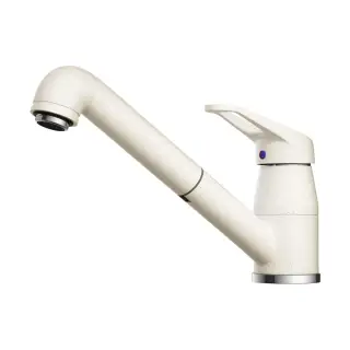 Omoikiri Tateyama-S-WH Смеситель для кухни с гибким изливом, цвет: белый 4994138