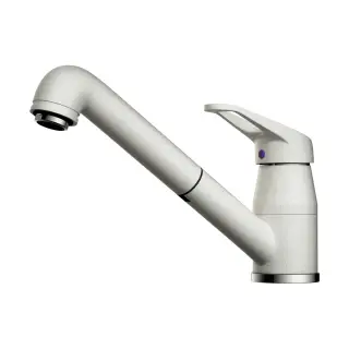 Omoikiri Tateyama-S-PA Смеситель для кухни с гибким изливом, цвет: пастила 4994173