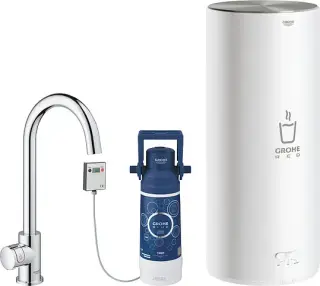 Grohe Red II Mono Смеситель для кухни, с водонагревателем, цвет: хром 30080001